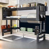 😱✨Escurridor y Organizador de platos con drenaje de agua💧