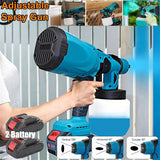 👉PULVERIZADOR DE PINTURA PORTÁTIL INALAMBRICA 850W🎉✨ 2 BATERIAS