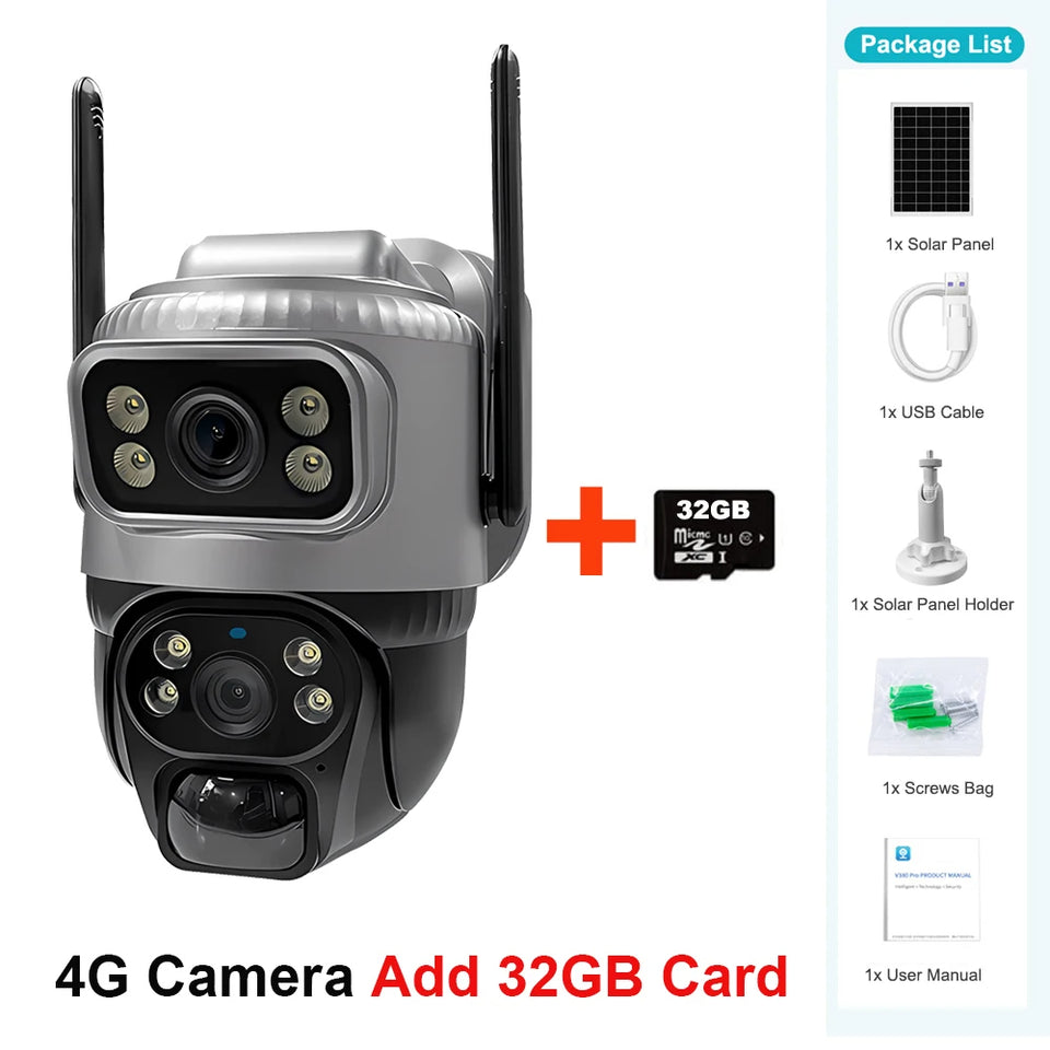 🎥📸 CAMARA INTELIGENTE FULL HD V380🔥- GIRO AUTOMATICO Y SENSOR DE MOVIMIENTO🏃‍♂️👁👀