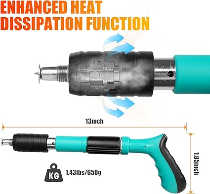 👷‍♂️🔫 PISTOLA FULMINANTE + CAJA📦 DE 100 CLAVOS GRATIS🎁🎁👷‍♂️